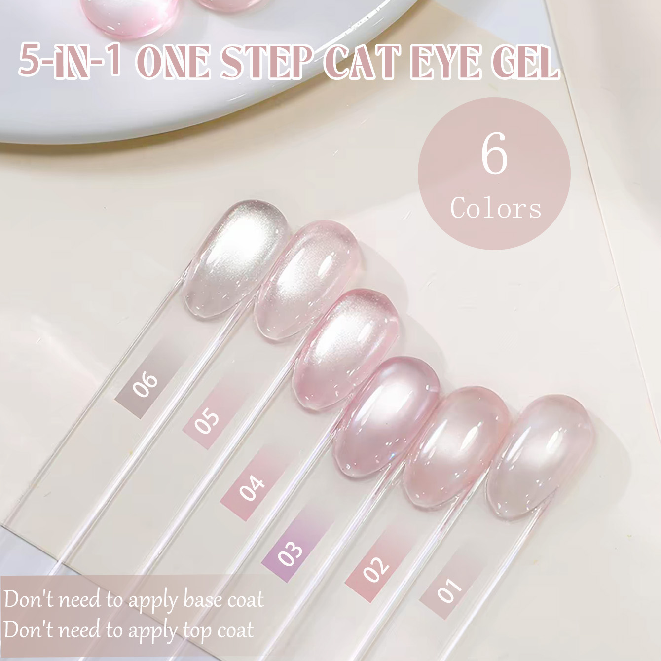 SHAKA 1-6個入り アイス透明 5-in-1 ワンステ - Nail Art One Stroke のレビューと価格
