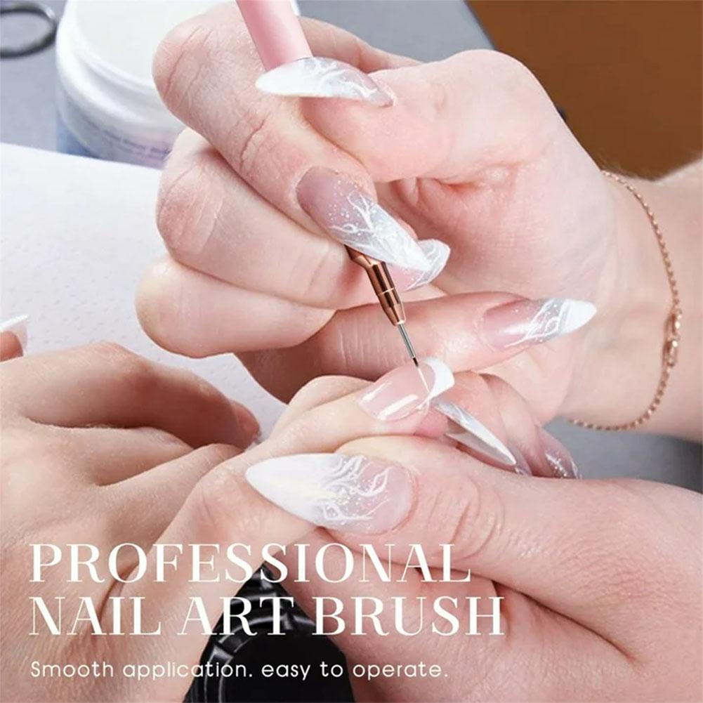 5本セット ネイルアートライナーブラシセット 9mm 11m - Nail Art Brush Set のレビューと価格