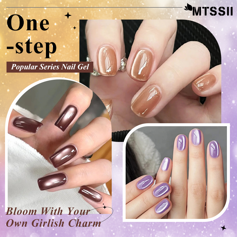 7mlワンステップマグネットジェルネイルポリッシュグリッター - Nail Art One Stroke のレビューと価格