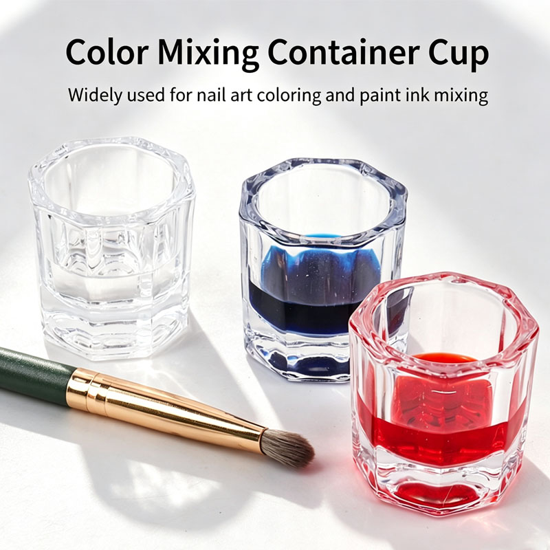 1個入り ネイルクリスタルガラス ネイルカップ ネイルパウダ - Acrylic Powder Clear のレビューと価格