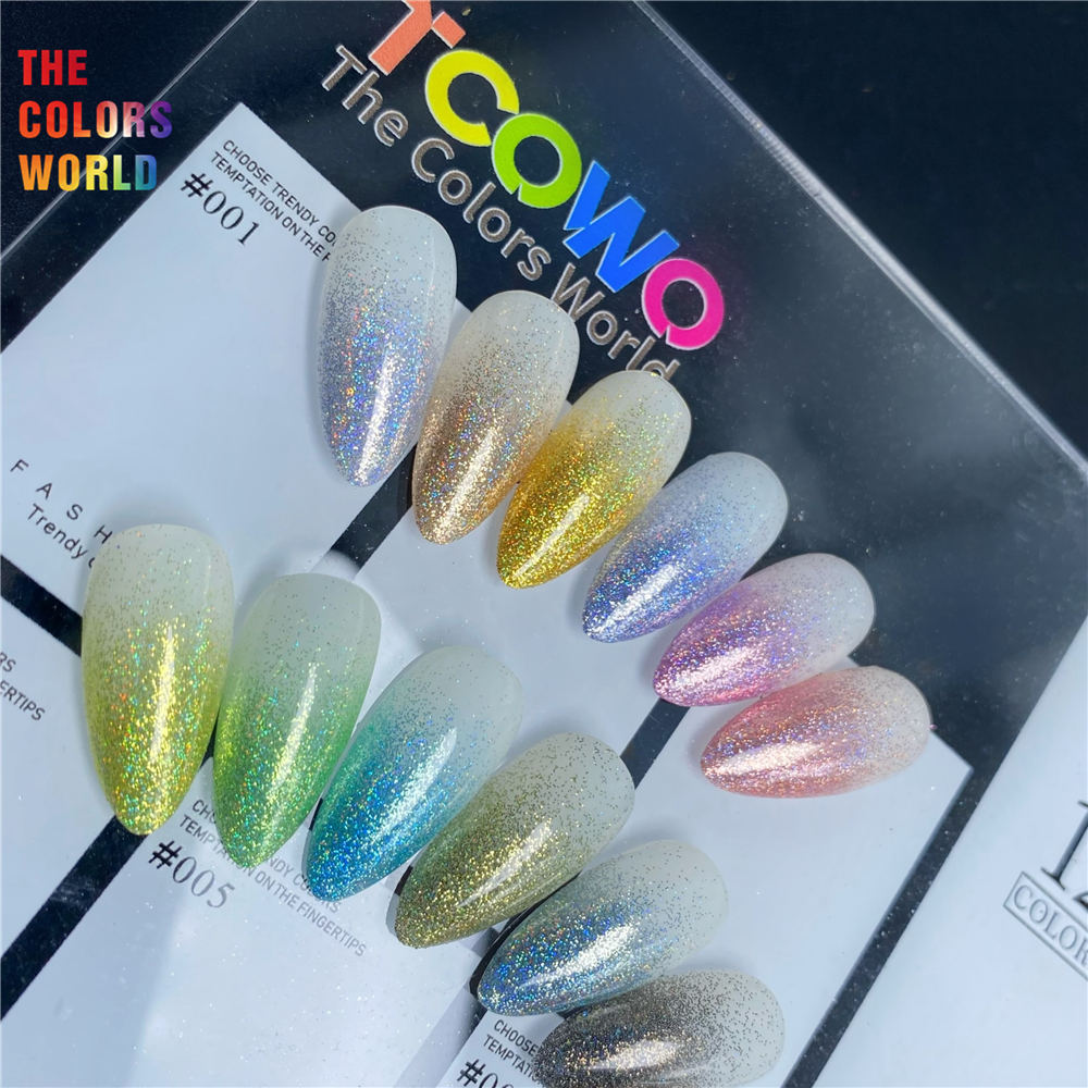 TCT-913 高光沢ホログラフィックファイングリッターオン - Nail Art Ombre Glitter のレビューと価格