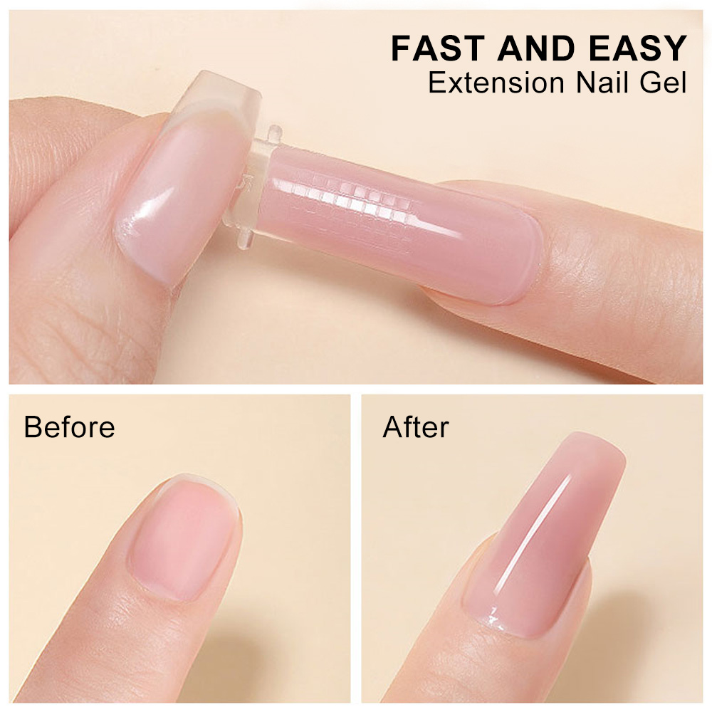 エクステンションネイル用ポリネイルジェルセット、長持ち、自然 - Polygel Nail Kit のレビューと価格