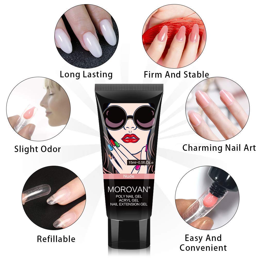 ポリゲルネイルキット-6色,0.5オンス,ポリゲルエクステン - Polygel Nail Kit のレビューと価格