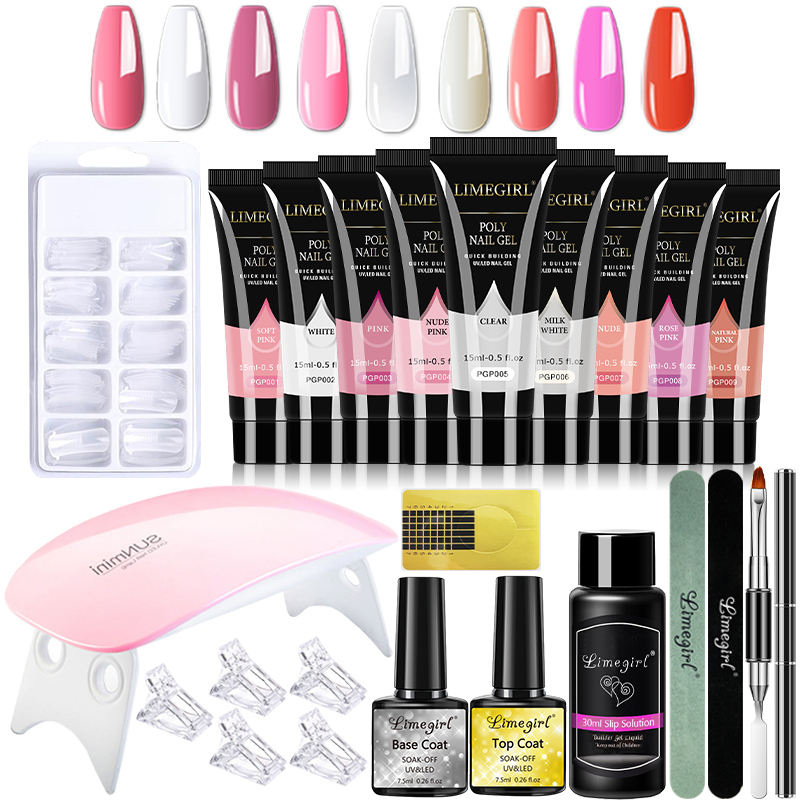 15 ミリリットルネイルジェルキットクイックエクステンション - Polygel Nail Kit のレビューと価格