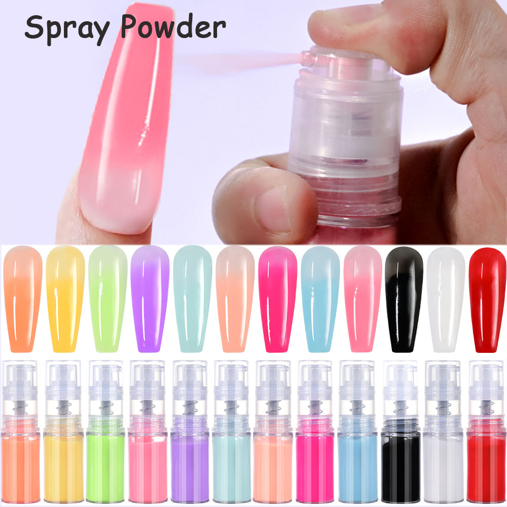 ネイルアート用オンブルスプレーパウダー,パールグラデーション - Nail Art Ombre Glitter のレビューと価格