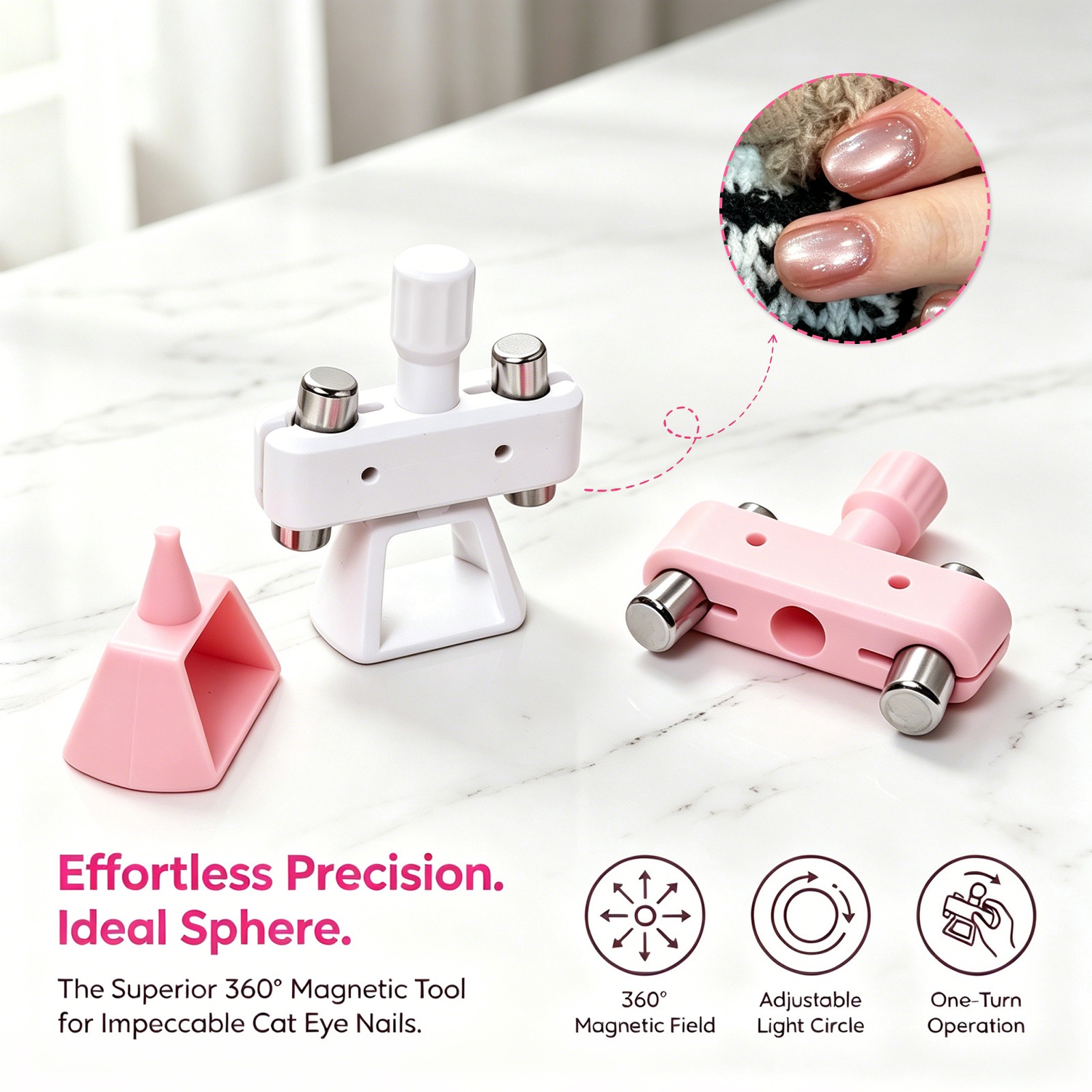 ネイルキャットアイマグネットセット ネイルアートマグネット  - Nail Art Full Color のレビューと価格
