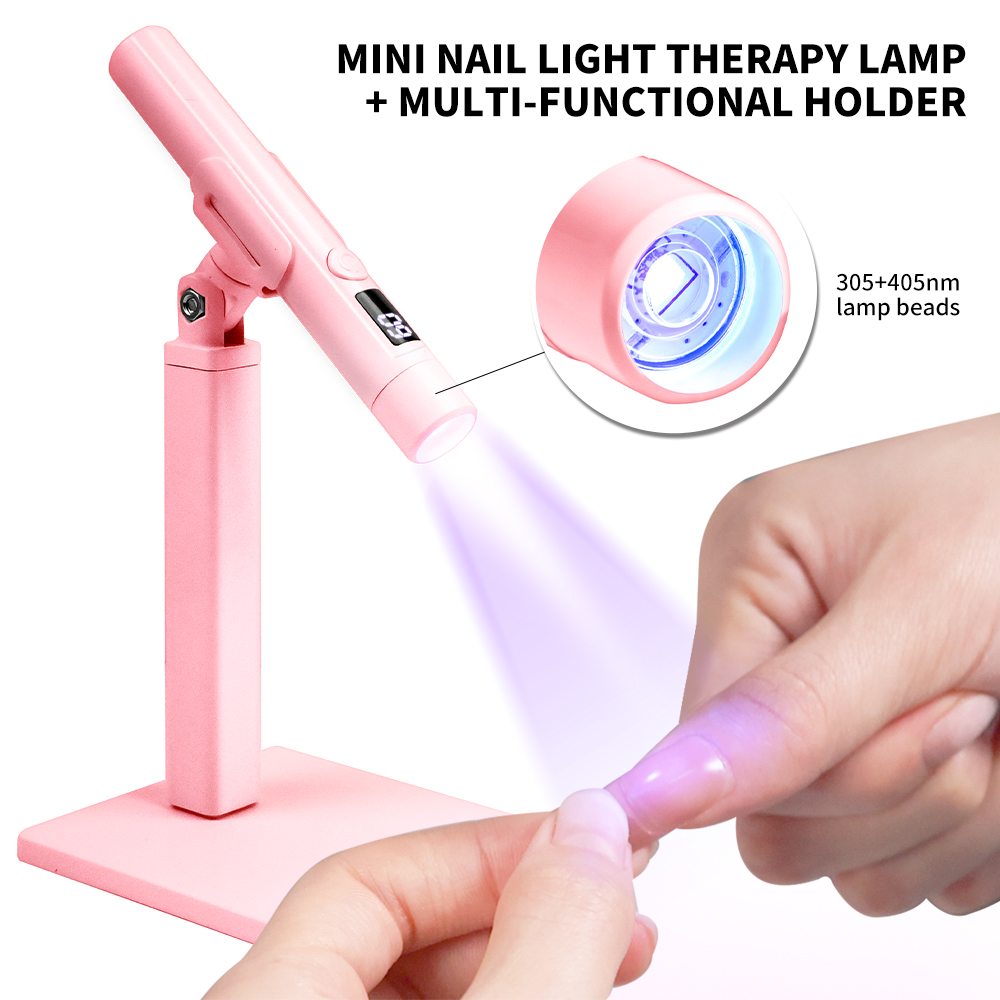 ポータブルネイル UV LED ランプ充電式爪用ジェルポリッ - Nail Art Motif のレビューと価格