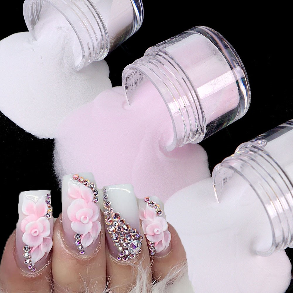 プロのアクリルポリマーパウダー,マニキュアエクステ,3Dネイ - Acrylic Powder Clear のレビューと価格