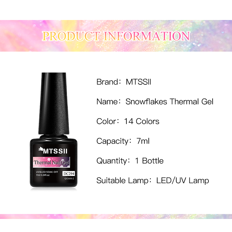 7 ミリリットル Mtssii スノーグリッターサーマルジェ - Nail Art Ombre Glitter のレビューと価格