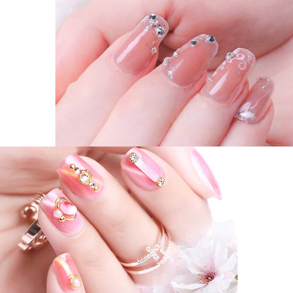 ポリゲルキット,偽のネイルとブラシ,5個のクリップ付きエクス - Polygel Nail Kit のレビューと価格