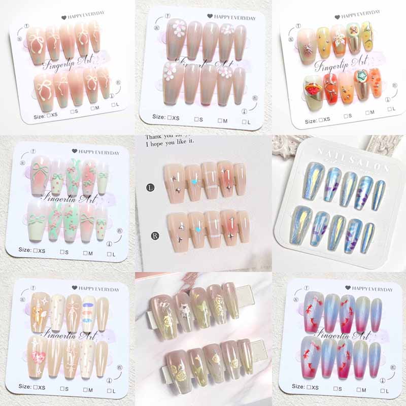 10枚入り レディース フレンチスタイル ハイエンド 3Dレ - Nail Art Cat Eye のレビューと価格