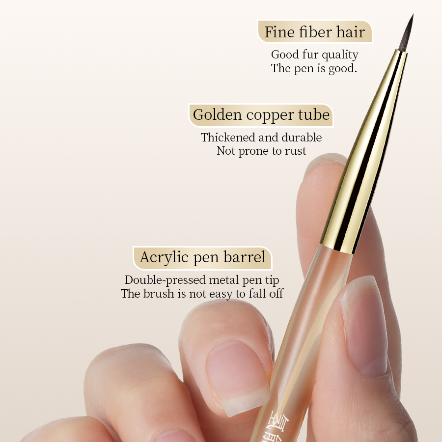 QNL超極細ミニネイルアートペイントブラシ短毛ワンストローク - Nail Art One Stroke のレビューと価格