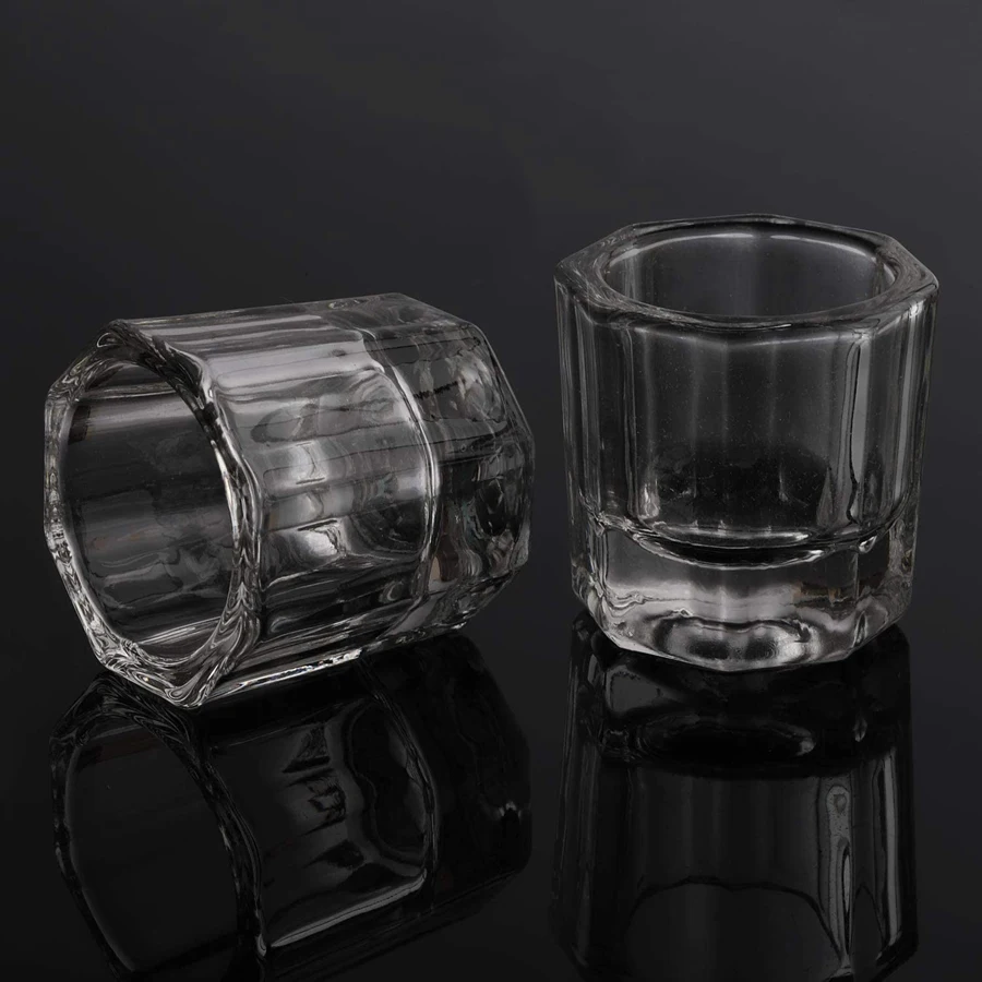 1個入りミニクリスタルガラス、透明アクリル製小型八角形パウダ - Acrylic Powder Clear のレビューと価格