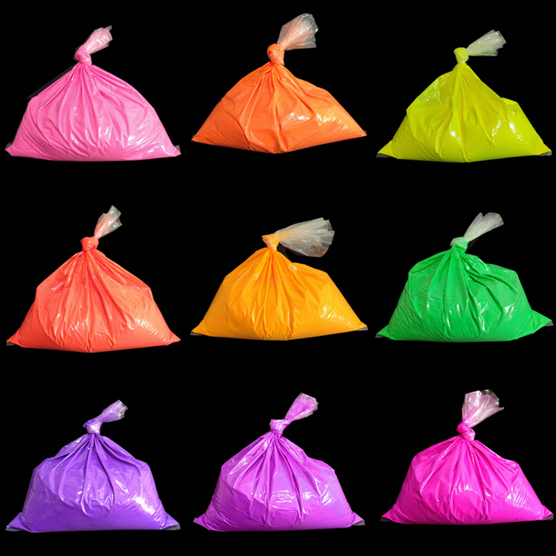 500 グラム/バッグ蛍光ネオン顔料粉末蛍光体 DIY ネイ - Nail Art Ombre Glitter のレビューと価格