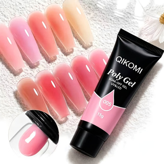 QIKOMIポリジェルネイルエクステンションキット、両端ブラ - Polygel Nail Kit のレビューと価格