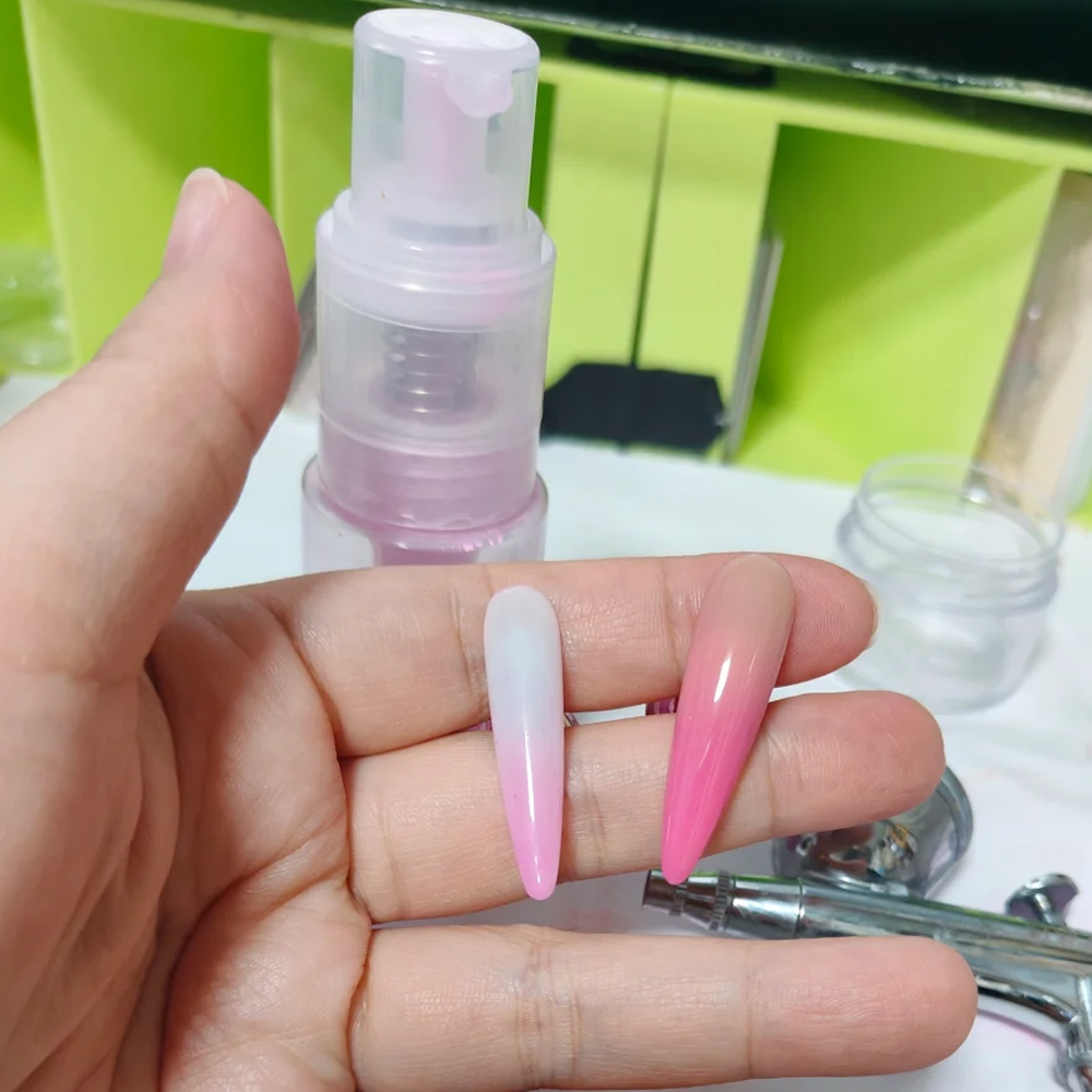 12 スタイルネイルアートスプレーパウダーカラーグラデーショ - Nail Art Ombre Glitter のレビューと価格
