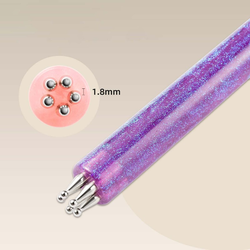 5枚の花びらを模したネイルドットペン、ワンストロークデザイン - Nail Art One Stroke のレビューと価格