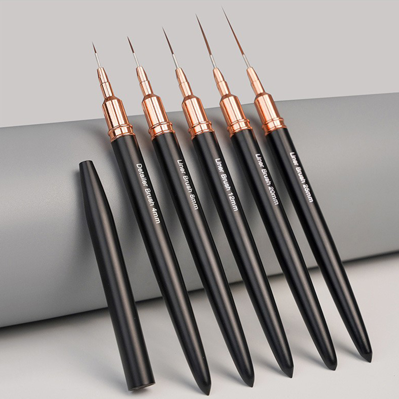 # 5 ピース/セットプロフェッショナルネイルアートライナー - Nail Art Brush Set のレビューと価格