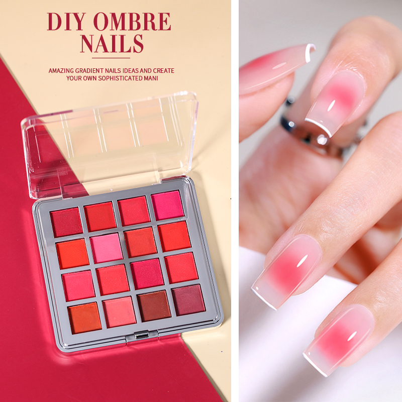 Mocmaki DIY グラデーションネイルパウダー 12  - Nail Art Ombre Glitter のレビューと価格