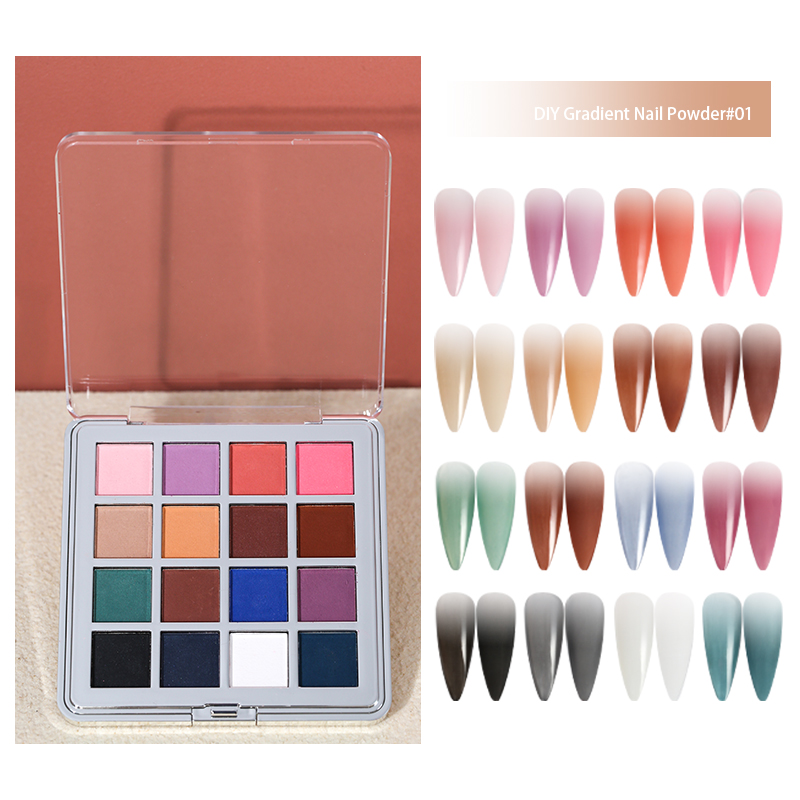 Mocmaki DIY グラデーションネイルパウダー 12  - Nail Art Ombre Glitter のレビューと価格