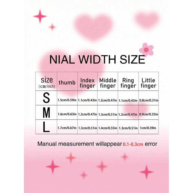 10個入り手作りピンクのプレスオンネイル、ショートオーバルネ - Nail Art Eye Cat のレビューと価格