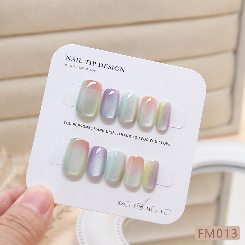 女性用の取り外し可能なキャッツアイネイルパッチ,10個,色と - Nail Art Cat Eye のレビューと価格