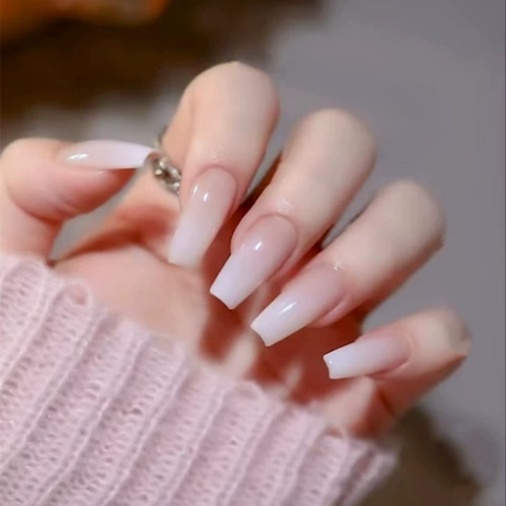 24枚入り/箱 ロングコフィン型つけ爪 ローズ柄 グルー付き - Nail Art Full Color のレビューと価格