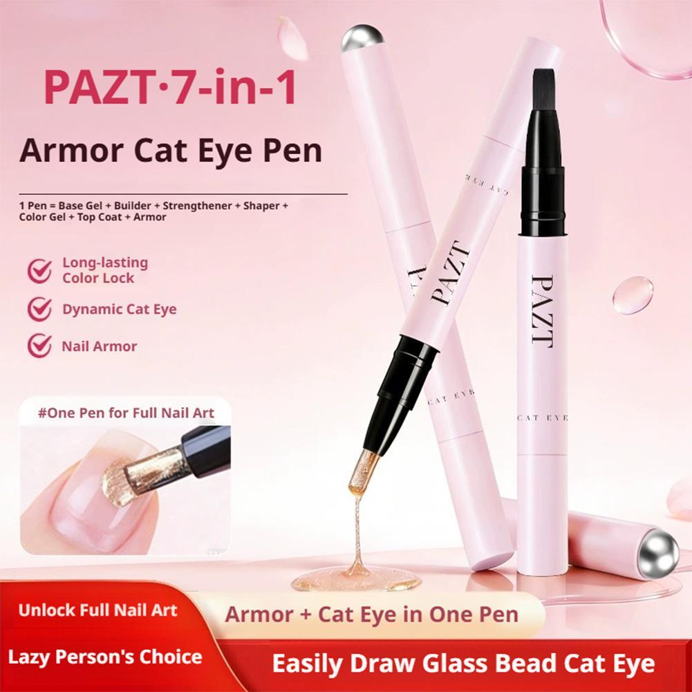 マグネットジェルネイルポリッシュペン、7 in 1グリッター - Nail Art One Stroke のレビューと価格