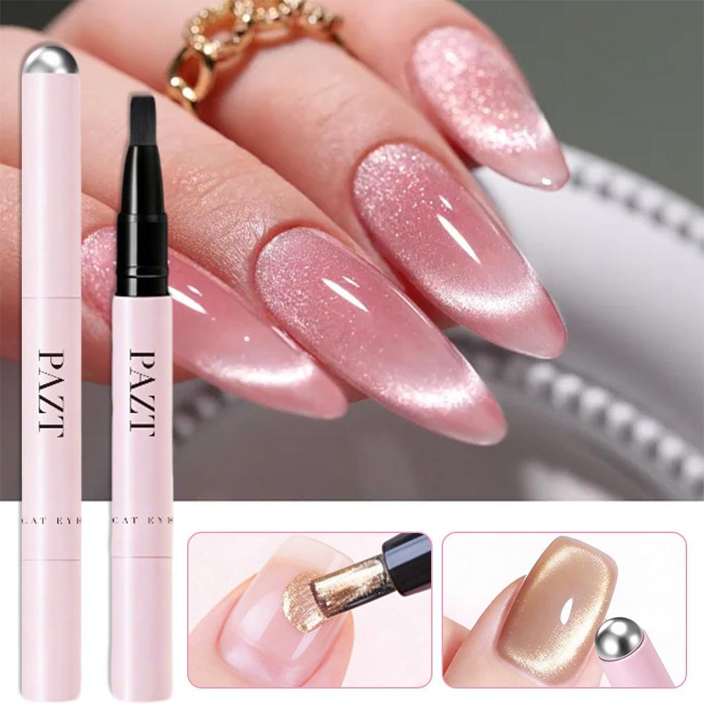 マグネットジェルネイルポリッシュペン、7 in 1グリッター - Nail Art One Stroke のレビューと価格