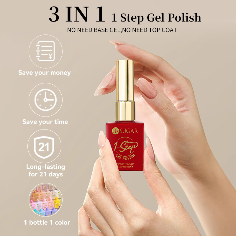 UR SUGAR 15ml 1ステップジェルポリッシュ 3  - Nail Art One Stroke のレビューと価格