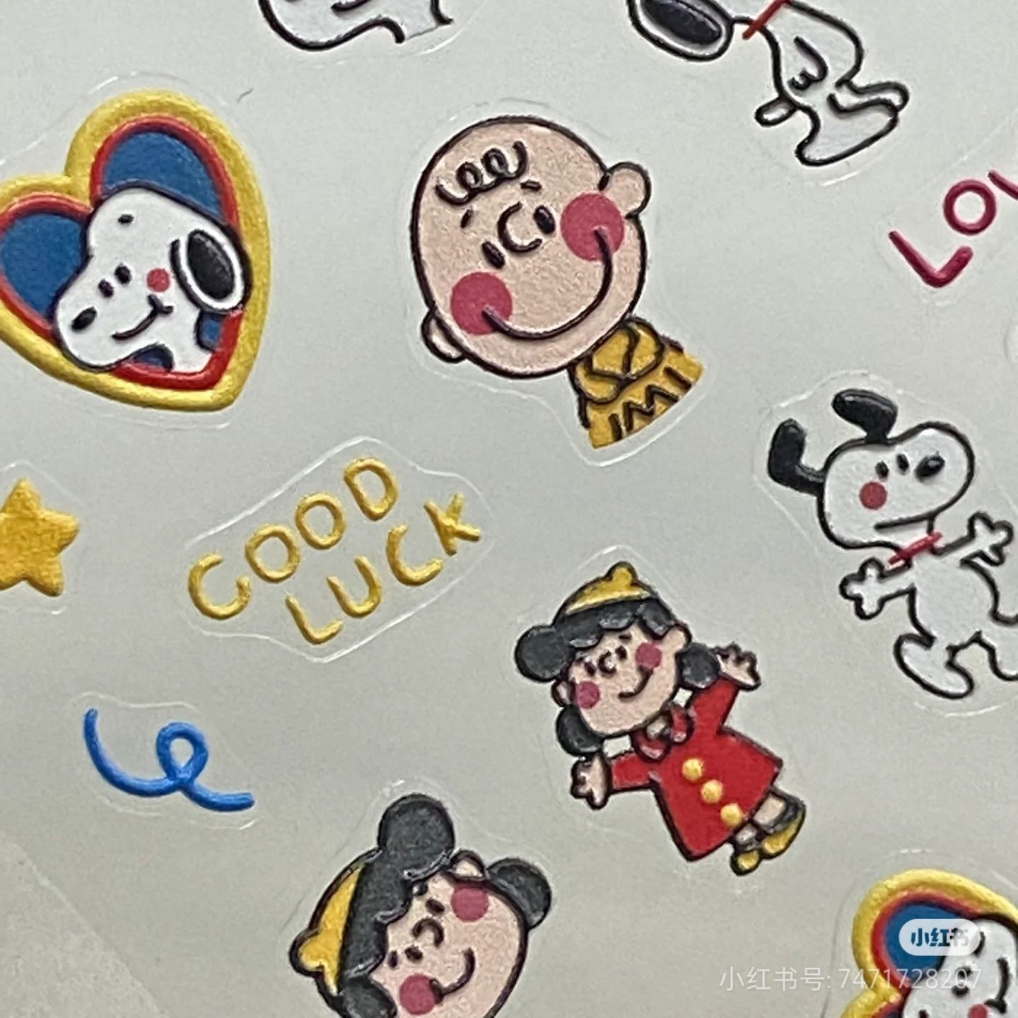 漫画スヌーピーエンボス加工3Dレリーフステッカー、素敵な犬の - Nail Art Motif のレビューと価格