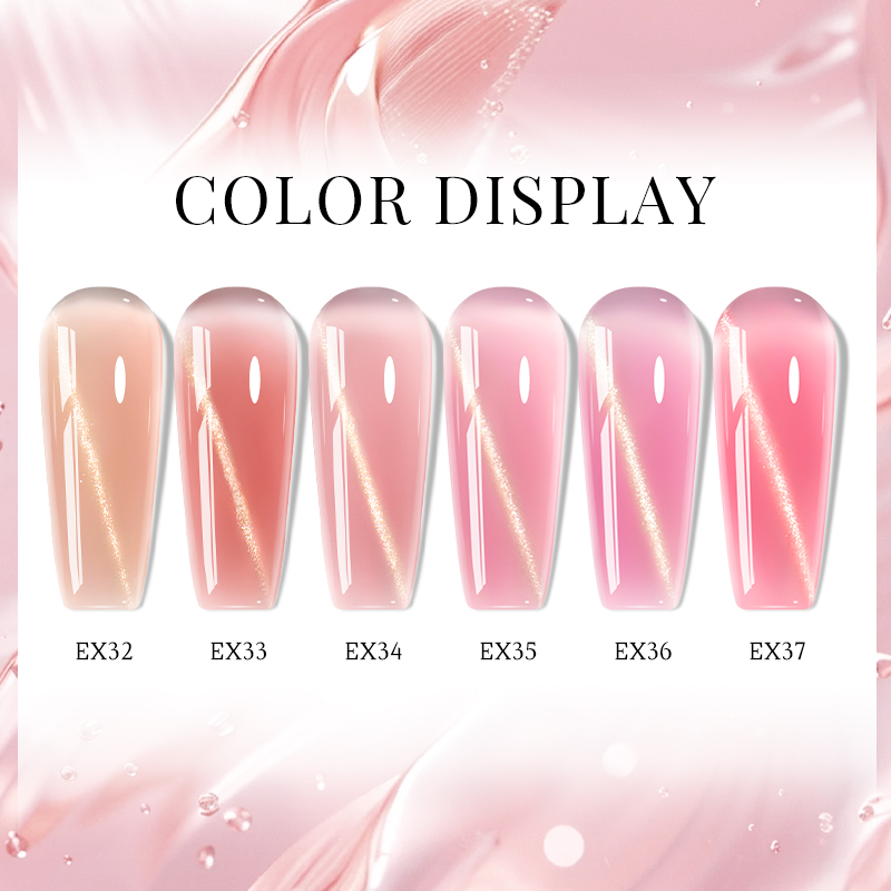 6個/セット 20ml キャッツアイ ポリネイルジェル エク - Polygel Nail Kit のレビューと価格