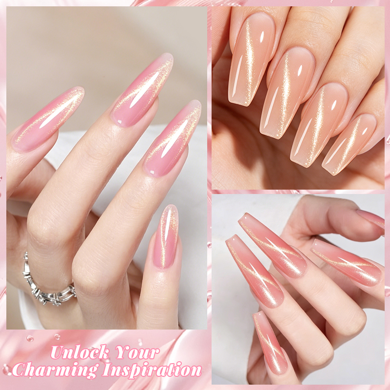 6個/セット 20ml キャッツアイ ポリネイルジェル エク - Polygel Nail Kit のレビューと価格